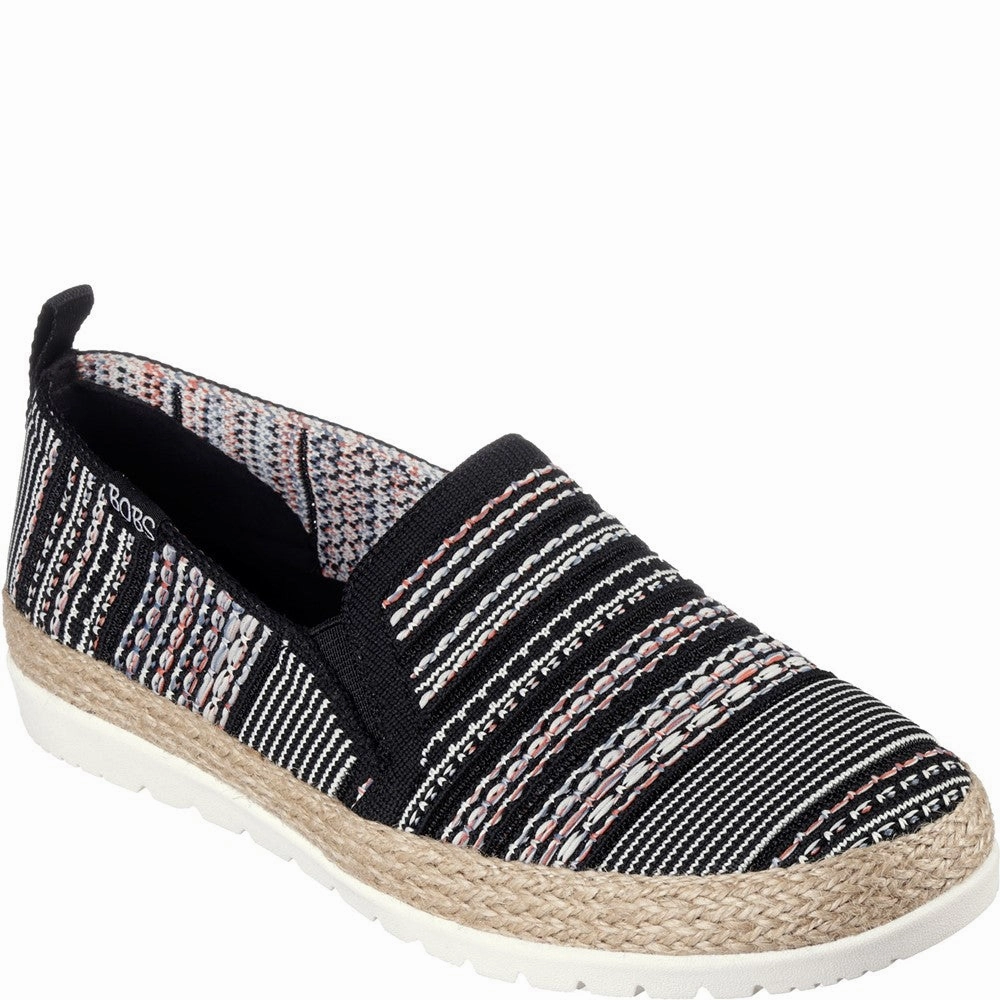 Skechers BOBS Flexpadrille 3.0 - Island Muse Espadrille Lightweight Running Shoes,Slip On Athletic Shoes,Breathable Workout Shoes