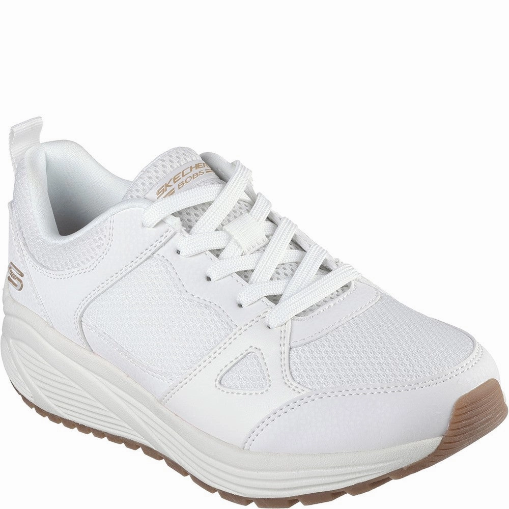 Skechers Bobs Sparrow 2.0 Retro Clean Trainers Lightweight Running Shoes,Slip On Athletic Shoes,Breathable Workout Shoes