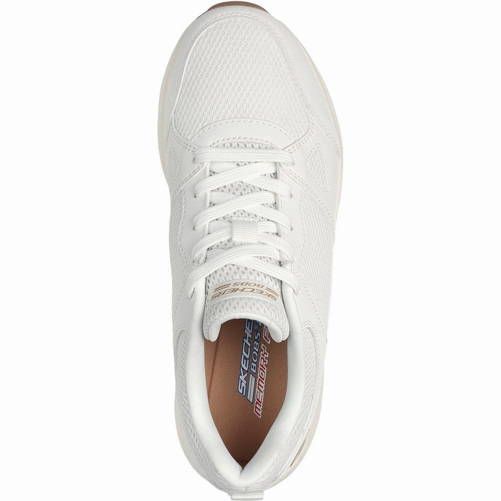 Skechers Bobs Sparrow 2.0 Retro Clean Trainers Women's Sneakers Casual Walking Shoes