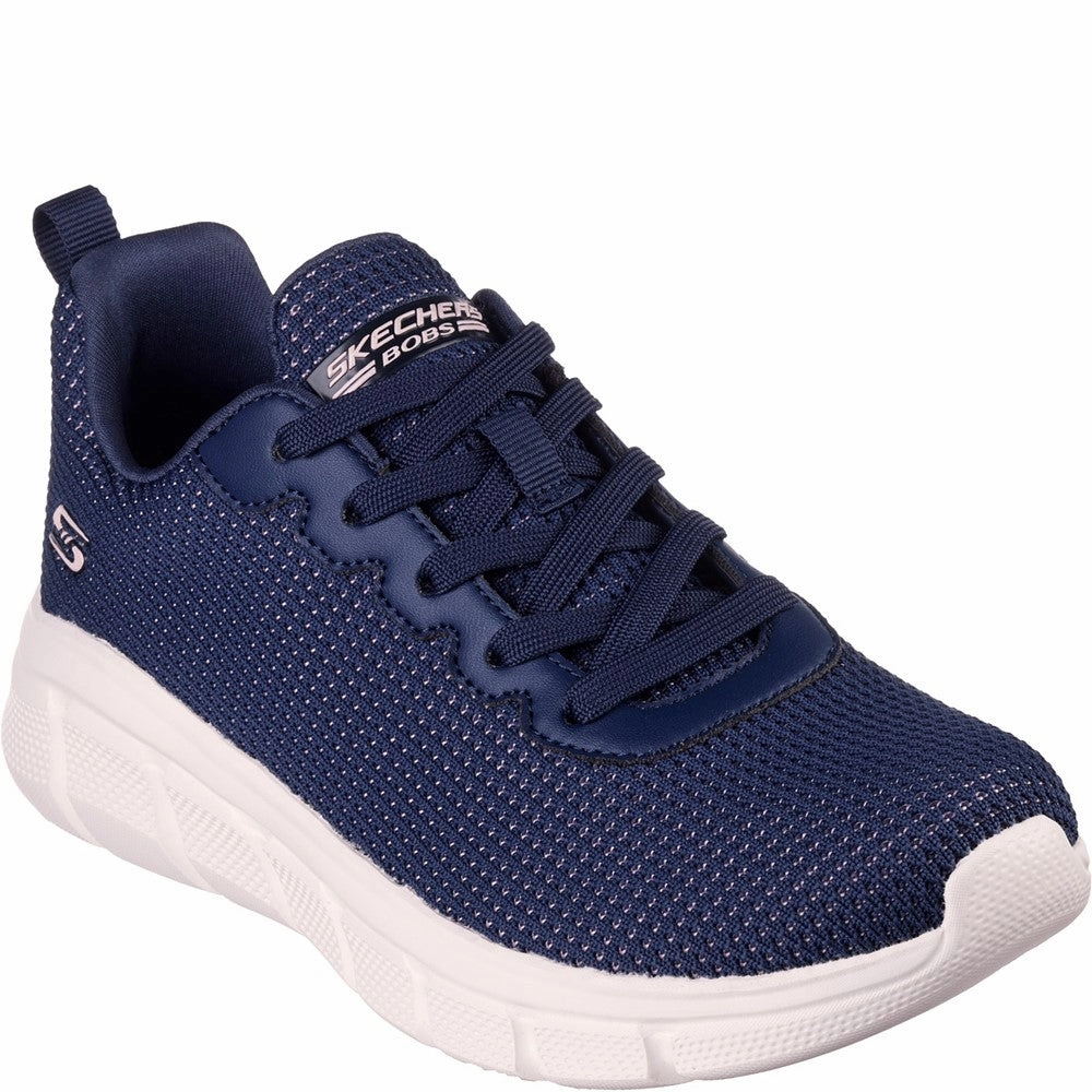 Skechers Bobs Sport B Flex - Visionary Essence Trainer Lightweight Running Shoes,Slip On Athletic Shoes,Breathable Workout Shoes