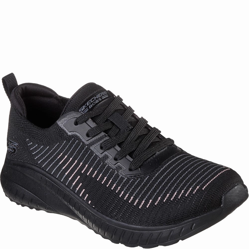 Skechers BOBS Squad Chaos Renegade Parade Shoe Lightweight Running Shoes,Slip On Athletic Shoes,Breathable Workout Shoes