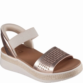 Skechers BOBS Sun Ray Sandal Lightweight Running Shoes,Slip On Athletic Shoes,Breathable Workout Shoes
