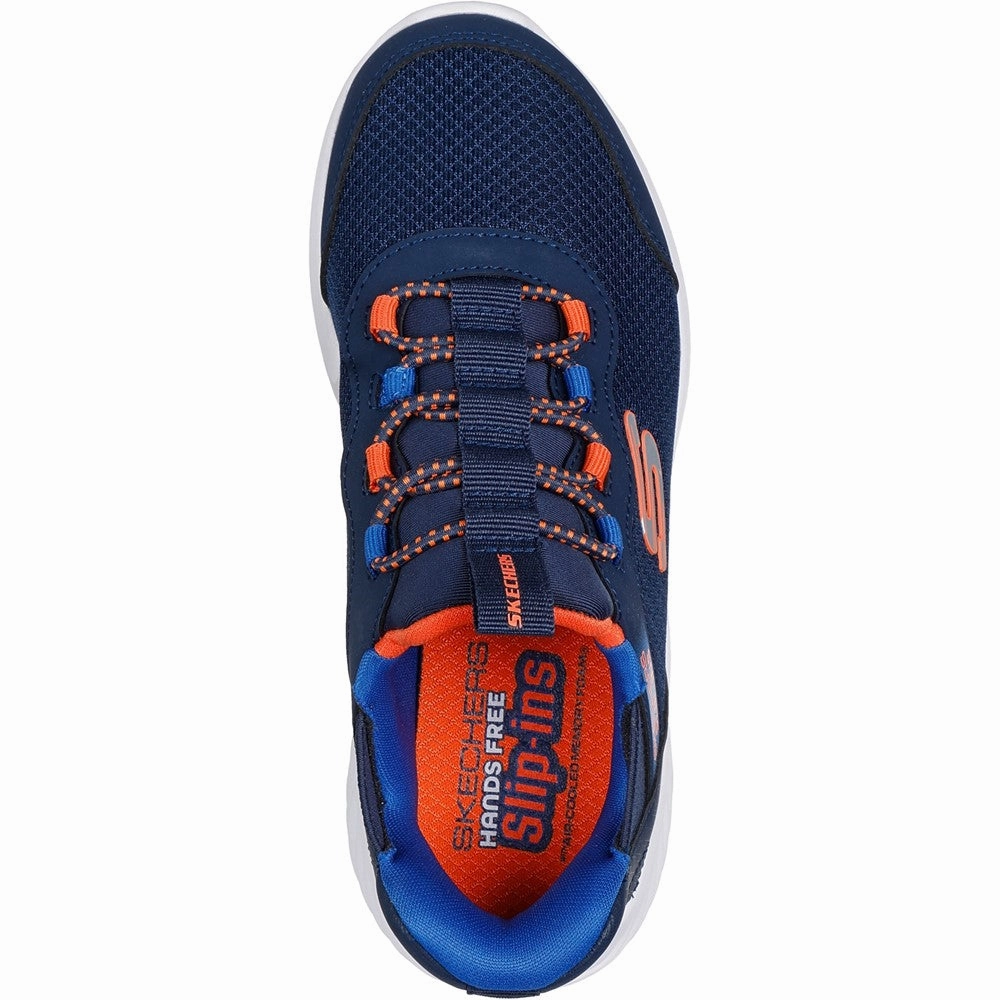 Skechers Bounder Brisk-Burst Trainer Boys SneakersBoys Running Shoes