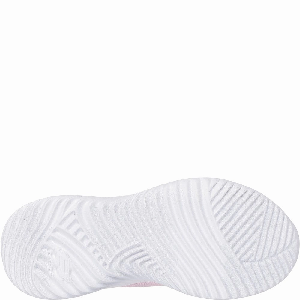 Skechers Bounder Simple Cute Trainer Girls Sneakers Girls Running Shoes