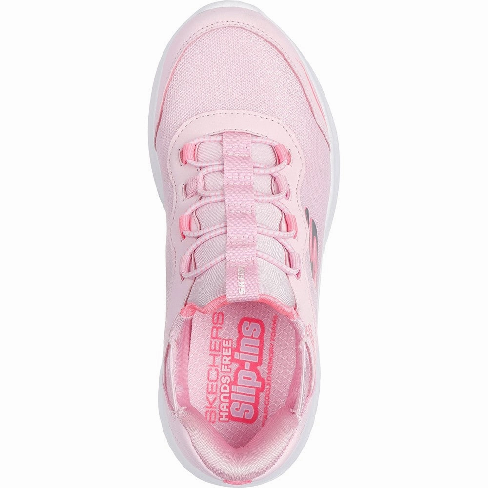 Skechers Bounder Simple Cute Trainer Girls Sneakers Girls Running Shoes