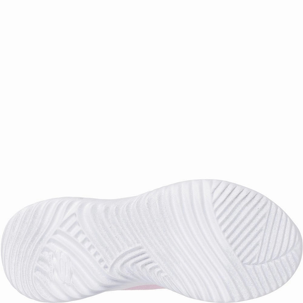 Skechers Bounder Simple Cute Trainer Girls Sneakers Girls Running Shoes
