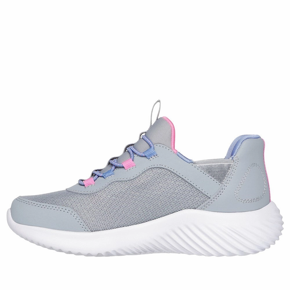 Skechers Bounder Simple Cute Trainer Girls Sneakers Girls Running Shoes