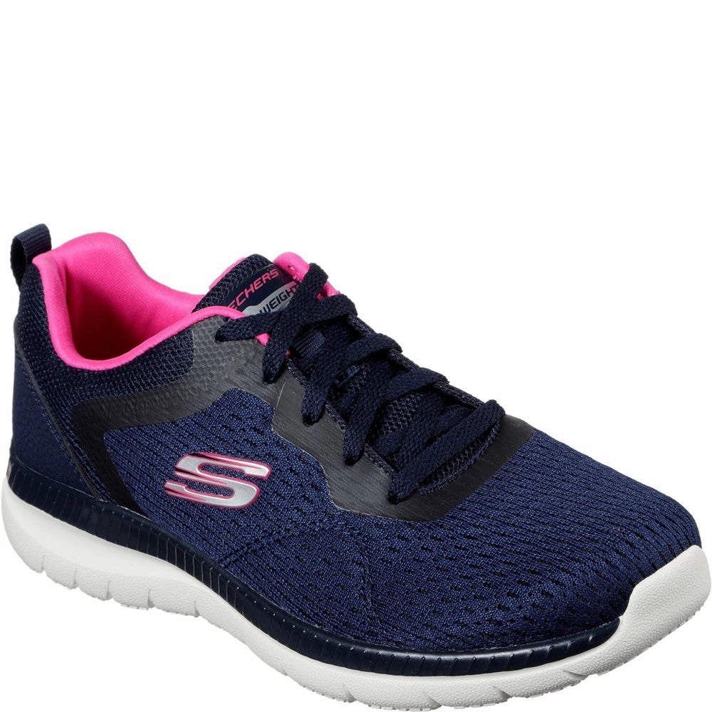 Skechers Bountiful Quick Path Shoes Lightweight Running Shoes,Slip On Athletic Shoes,Breathable Workout Shoes
