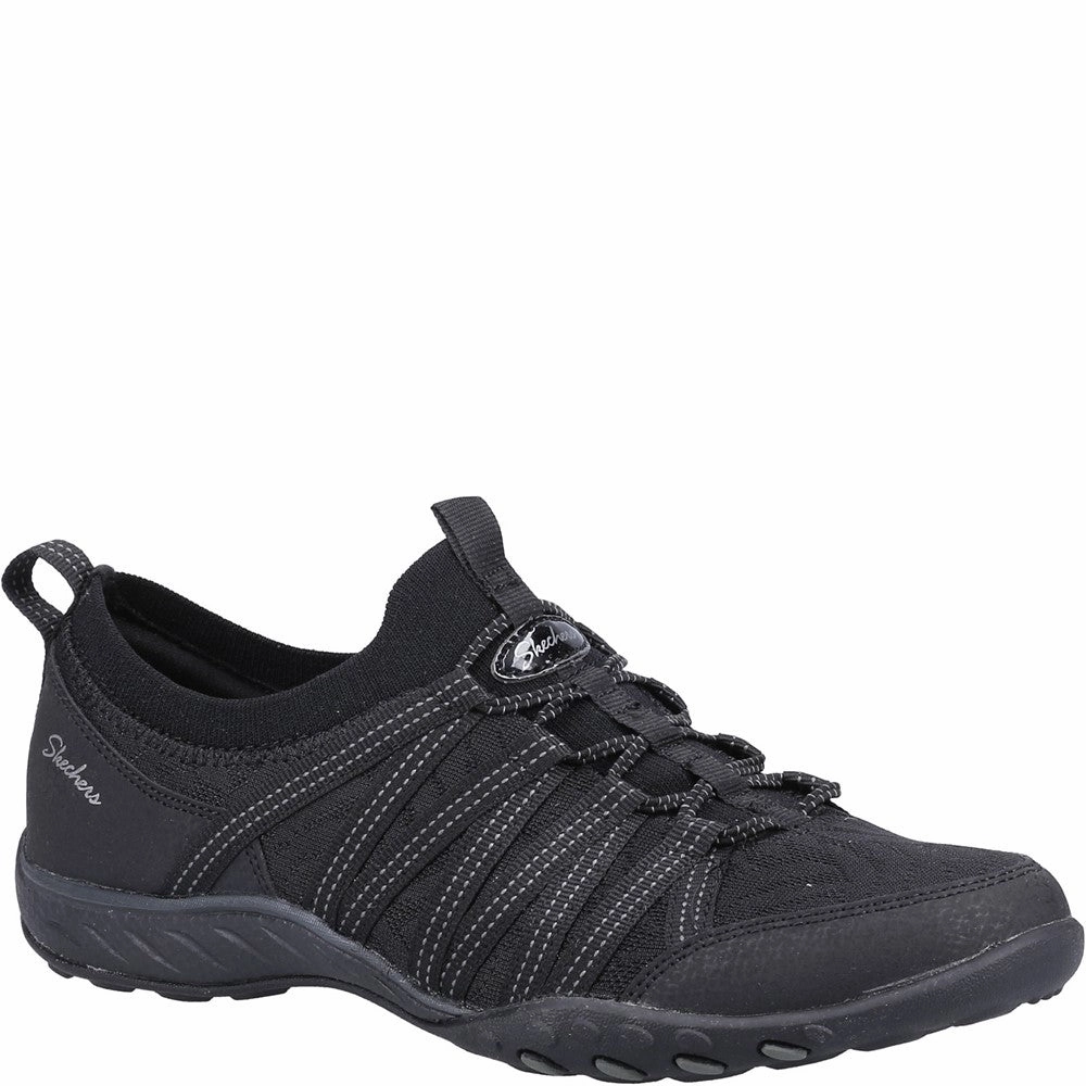 Skechers Breathe-Easy First Light Trainers Lightweight Running Shoes,Slip On Athletic Shoes,Breathable Workout Shoes