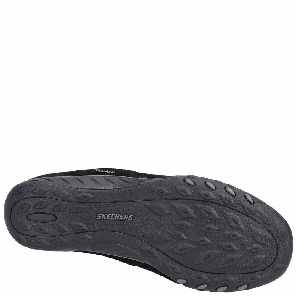 Skechers Breathe-Easy-Weekend Wishes Suede & Mesh Lace Up Trainer Women's Sneakers Casual Walking Shoes