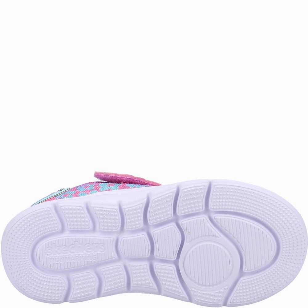 Skechers Comfy Flex 2.0 Dancing Daisys Trainers Girls Sneakers Girls Running Shoes