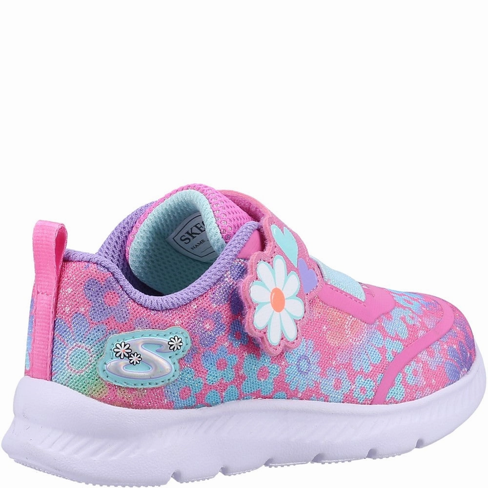 Skechers Comfy Flex 2.0 Dancing Daisys Trainers Girls Sneakers Girls Running Shoes