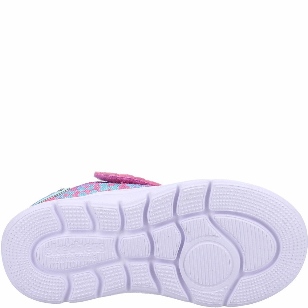 Skechers Comfy Flex 2.0 Dancing Daisys Trainers Girls Sneakers Girls Running Shoes