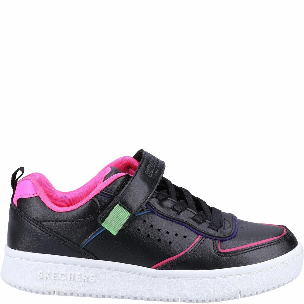 Skechers Court Squad Color Remix Trainers Girls Sneakers Girls Running Shoes