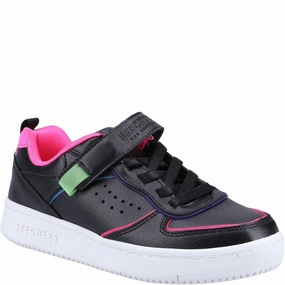 Skechers Court Squad Color Remix Trainers Kids Tennis Shoes,Toddler Athletic Shoes,Youth Casual Shoes