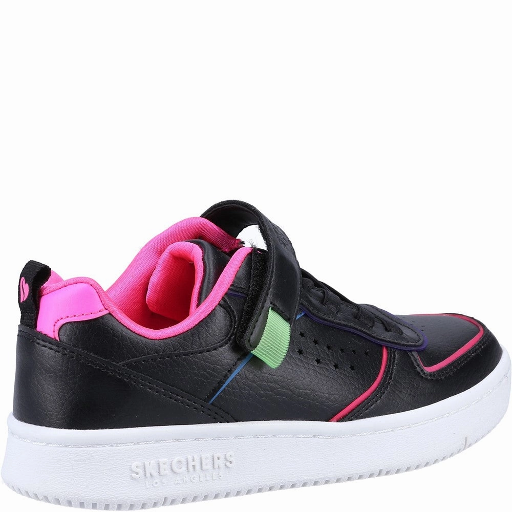 Skechers Court Squad Color Remix Trainers Girls Sneakers Girls Running Shoes
