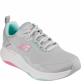 Skechers D'Lux Fitness Roam Free Trainers Lightweight Running Shoes,Slip On Athletic Shoes,Breathable Workout Shoes