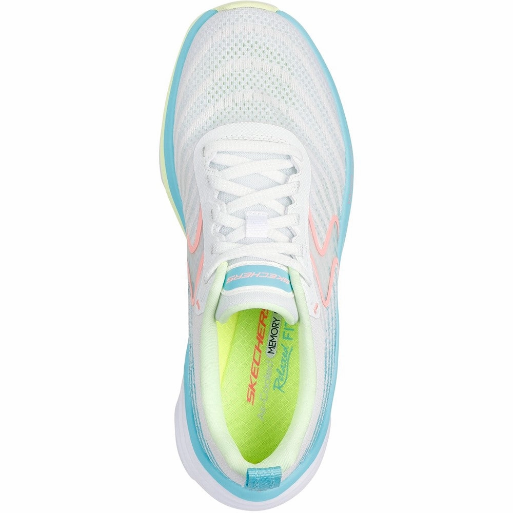 Skechers D'Lux Vapor Cool Breeze Trainer Women's Sneakers Casual Walking Shoes