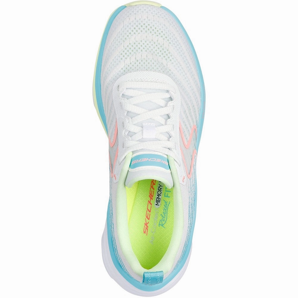 Skechers D'Lux Vapor Cool Breeze Trainer Women's Sneakers Casual Walking Shoes