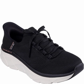 Skechers D'Lux Walker 2.0 Thrill Movement Shoes Lightweight Running Shoes,Slip On Athletic Shoes,Breathable Workout Shoes