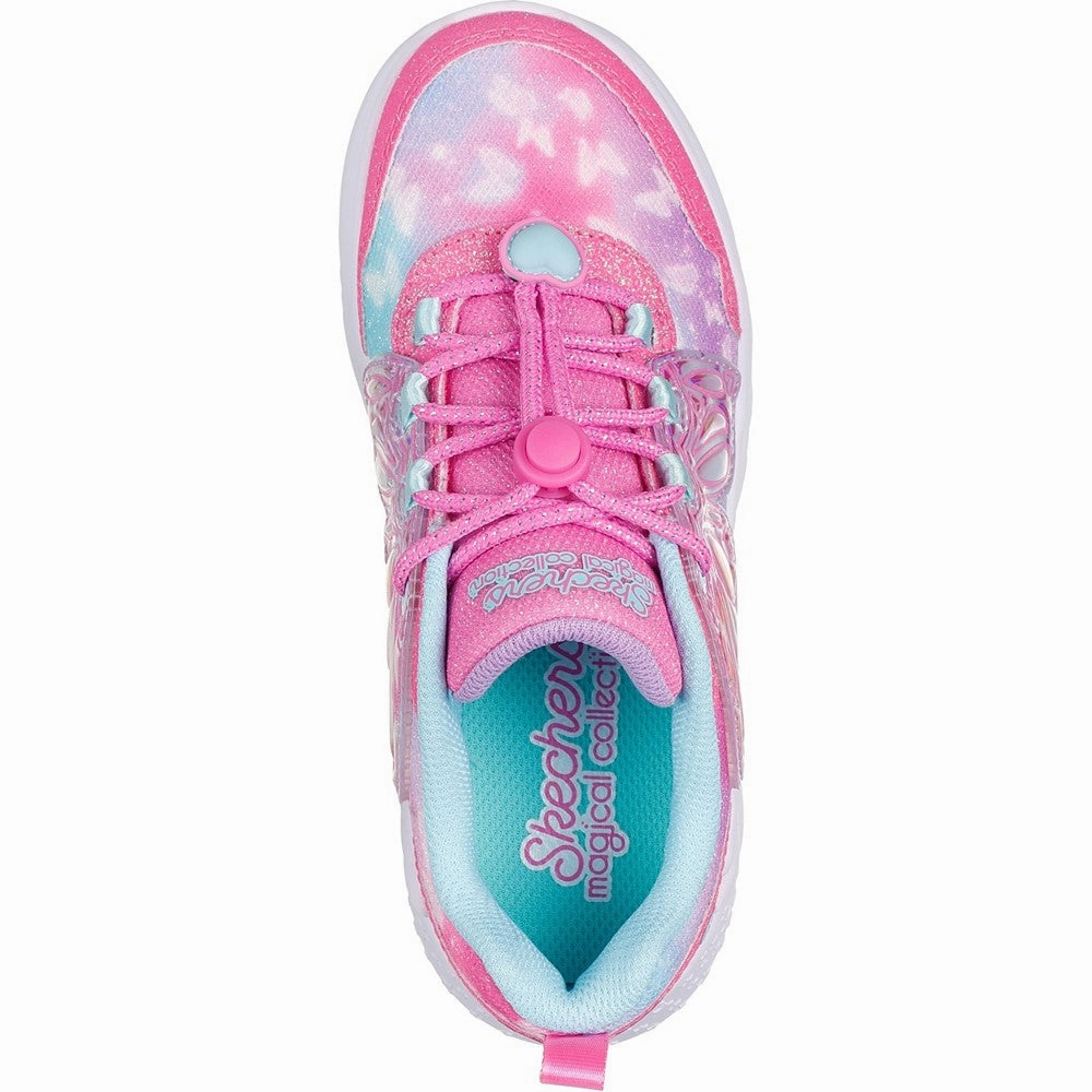 Skechers Dream Racer - Wing Brites Shoes Girls Sneakers Girls Running Shoes