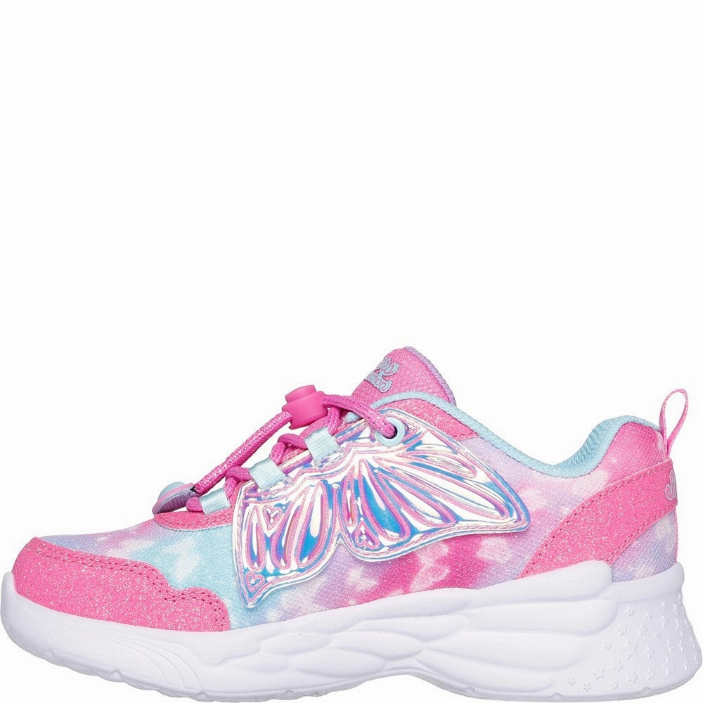Skechers Dream Racer - Wing Brites Shoes Girls Sneakers Girls Running Shoes