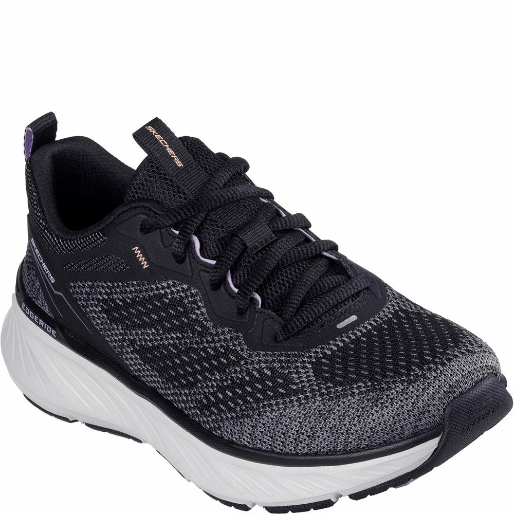 Skechers Edgeride Power Flow Trainers Lightweight Running Shoes,Slip On Athletic Shoes,Breathable Workout Shoes