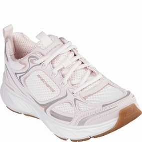 Skechers Edgeride Silver Eclipse Trainers Lightweight Running Shoes,Slip On Athletic Shoes,Breathable Workout Shoes