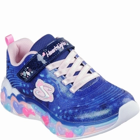 Skechers Eternal Heart Lights Trainers Kids Tennis Shoes,Toddler Athletic Shoes,Youth Casual Shoes