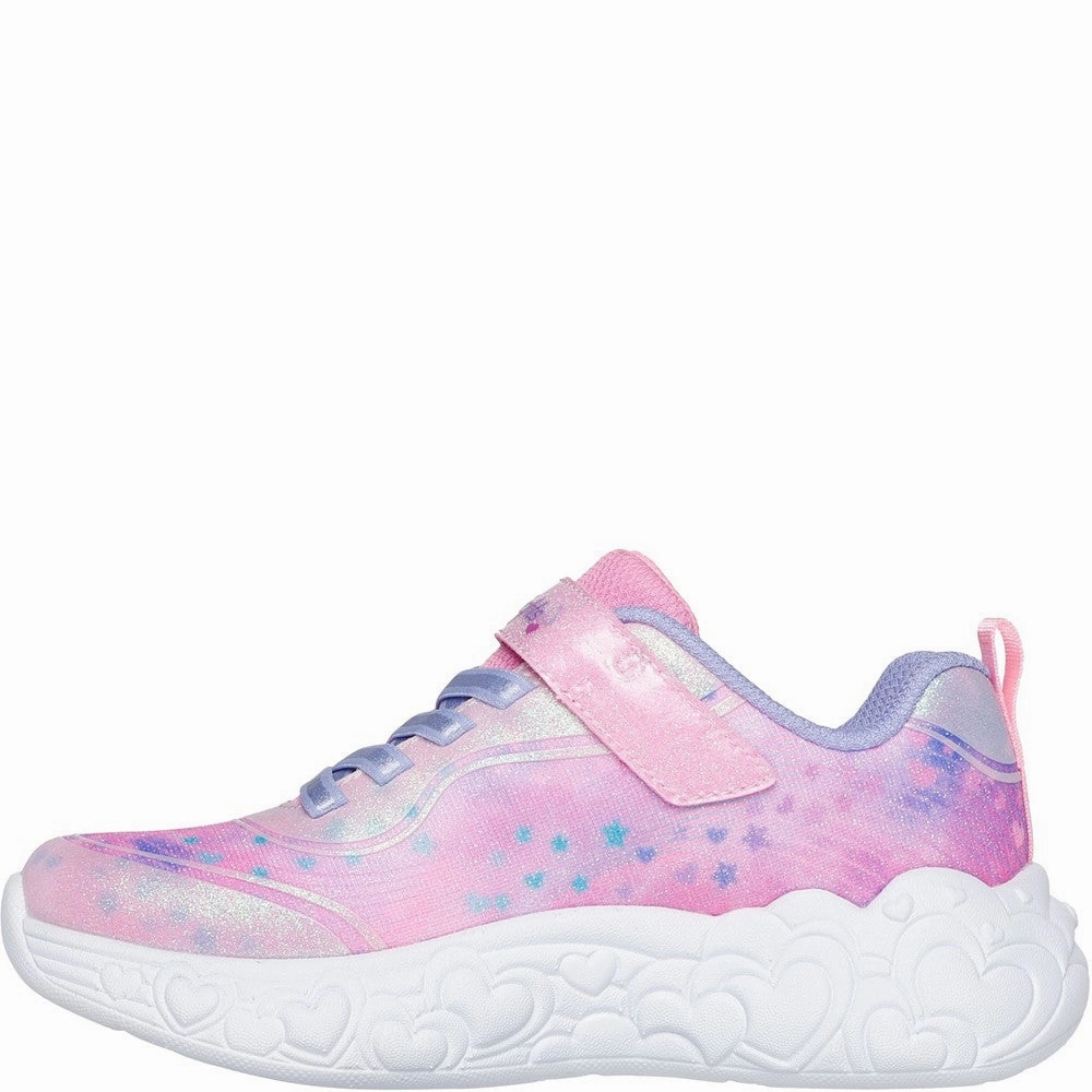 Skechers Eternal Heart Lights Trainers Girls Sneakers Girls Running Shoes
