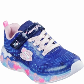 Skechers Eternal Heart Lights Trainers Kids Tennis Shoes,Toddler Athletic Shoes,Youth Casual Shoes