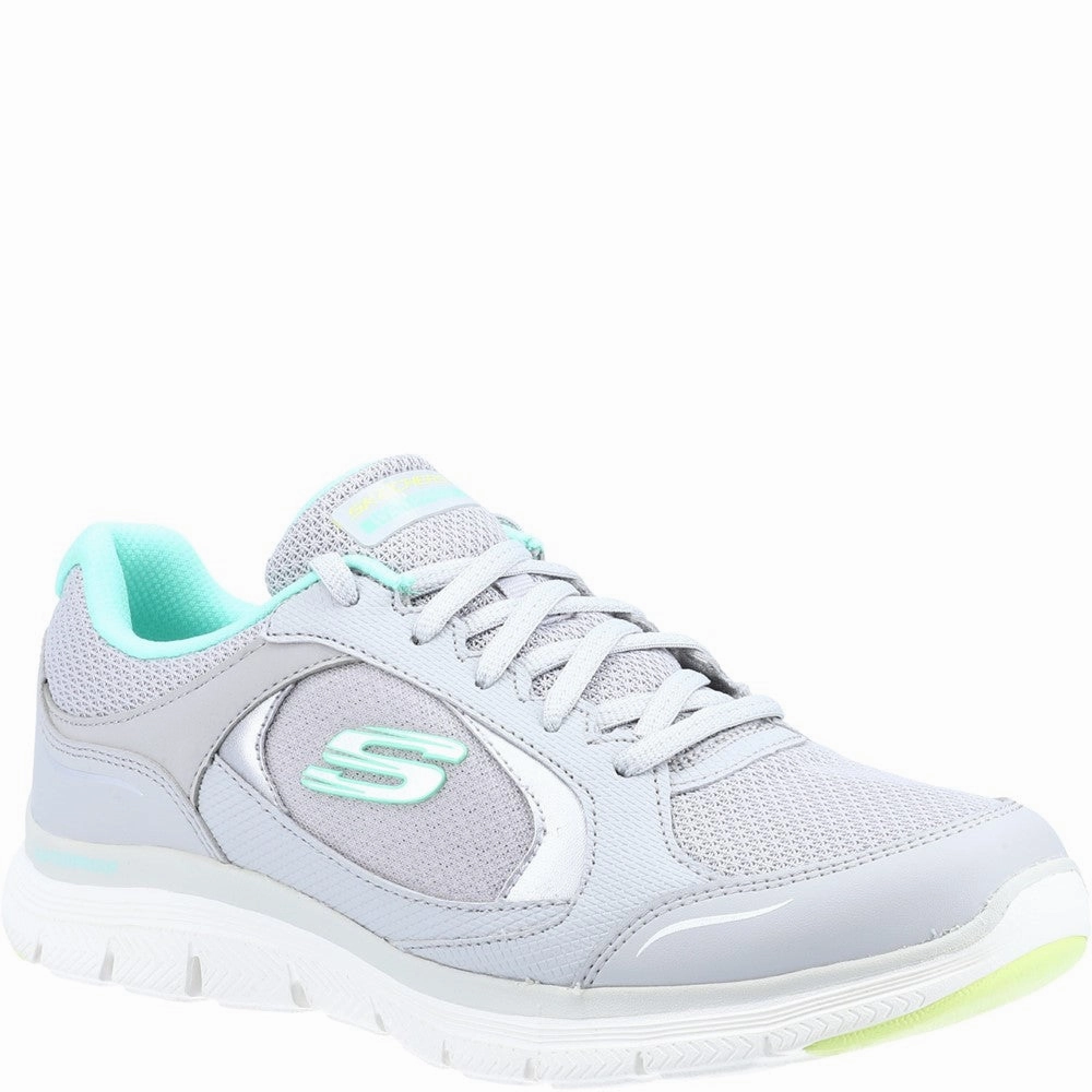 Skechers Flex Appeal 4.0 True Clarity Sport Shoes Lightweight Running Shoes,Slip On Athletic Shoes,Breathable Workout Shoes