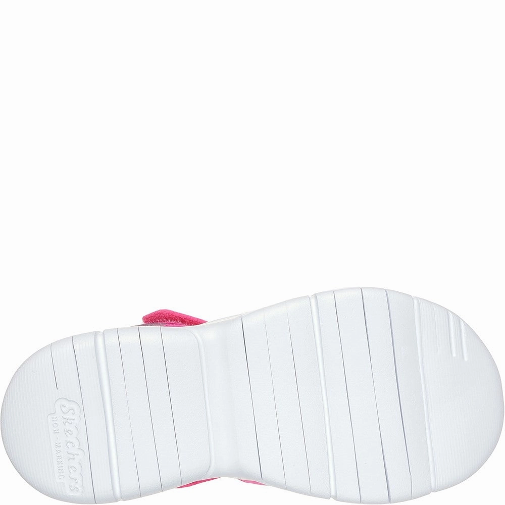 Skechers Flex Splash Daylight Shimmer Sandal Girls Sneakers Girls Running Shoes