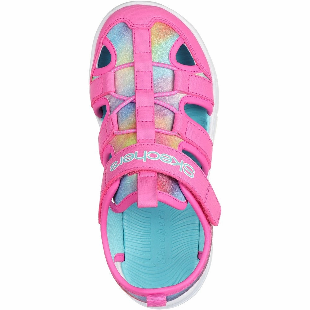 Skechers Flex Splash Daylight Shimmer Sandal Girls Sneakers Girls Running Shoes