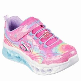 Skechers Flutter Heart Lights - Groovy Swirl Shoe Kids Tennis Shoes,Toddler Athletic Shoes,Youth Casual Shoes