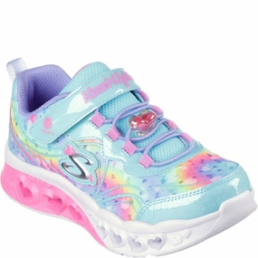 Skechers Flutter Heart Lights - Groovy Swirl Shoe Kids Tennis Shoes,Toddler Athletic Shoes,Youth Casual Shoes