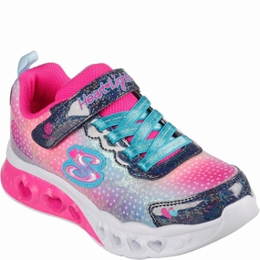 Skechers Flutter Heart Lights Simply Love Trainers Kids Tennis Shoes,Toddler Athletic Shoes,Youth Casual Shoes