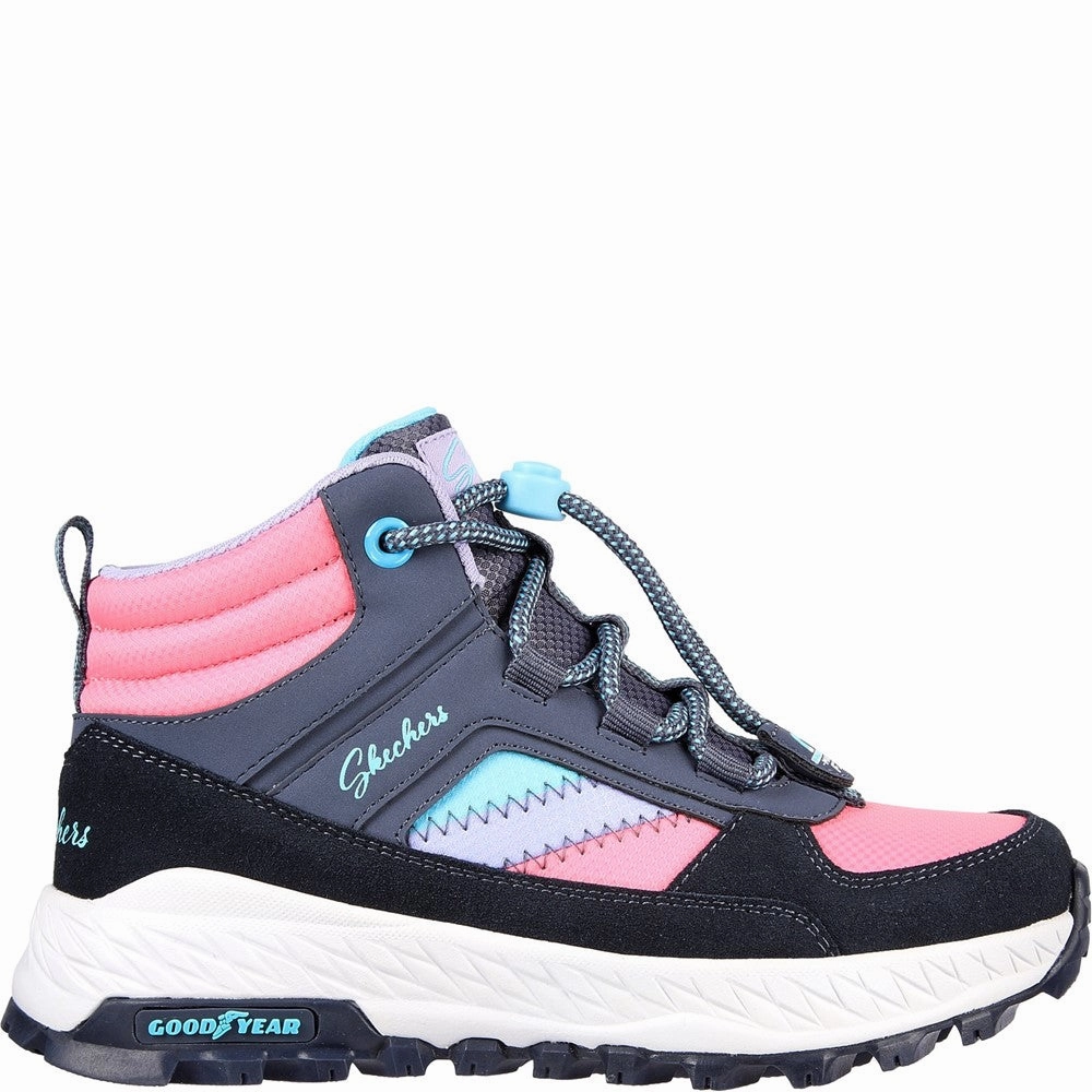 Skechers Fuse Tread Let's Explore Boot Girls Sneakers Girls Running Shoes
