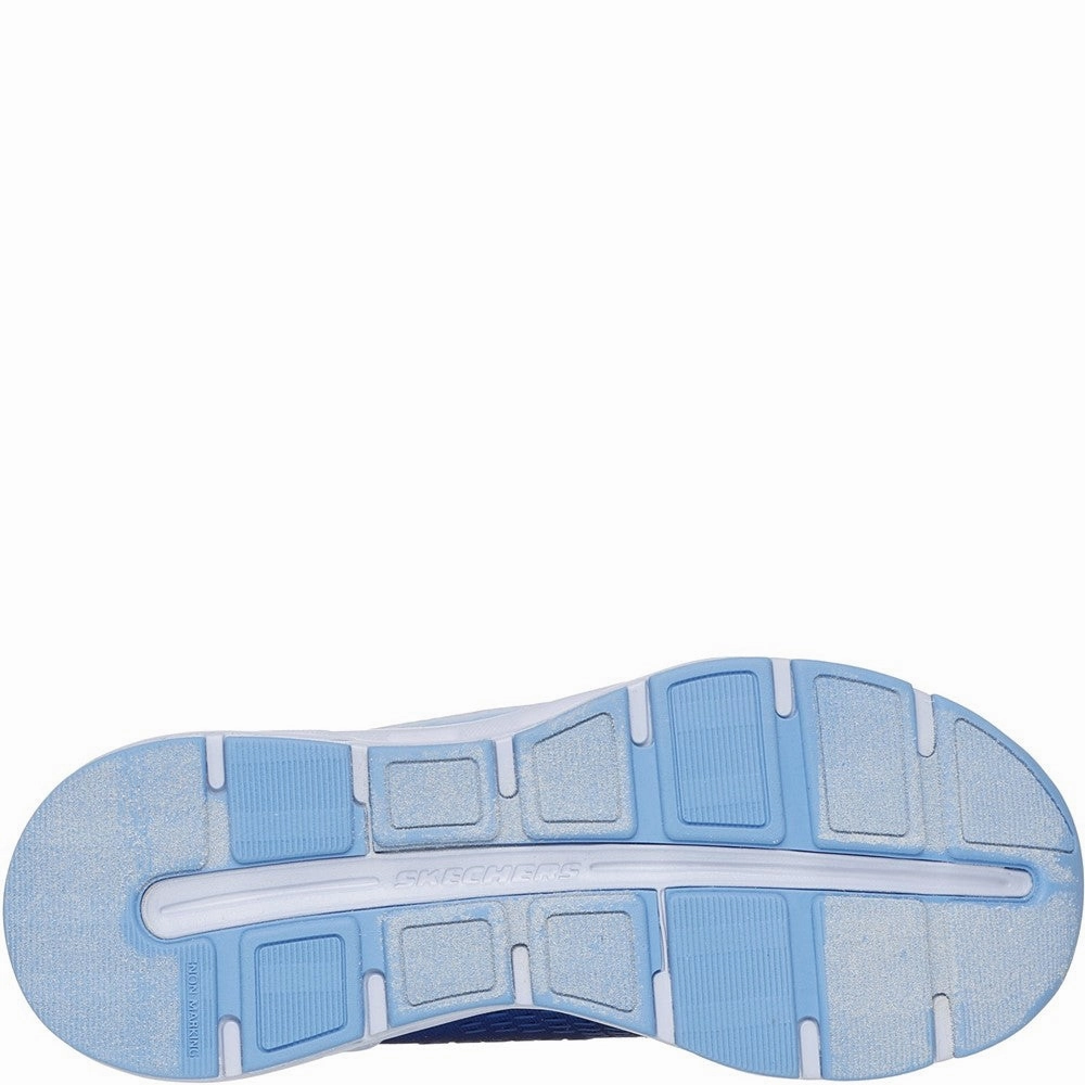 Skechers Glide Step Vista Lane Trainers Girls Sneakers Girls Running Shoes