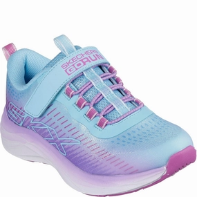 Skechers GO RUN Accelerate Glitter Soul Trainer Kids Tennis Shoes,Toddler Athletic Shoes,Youth Casual Shoes