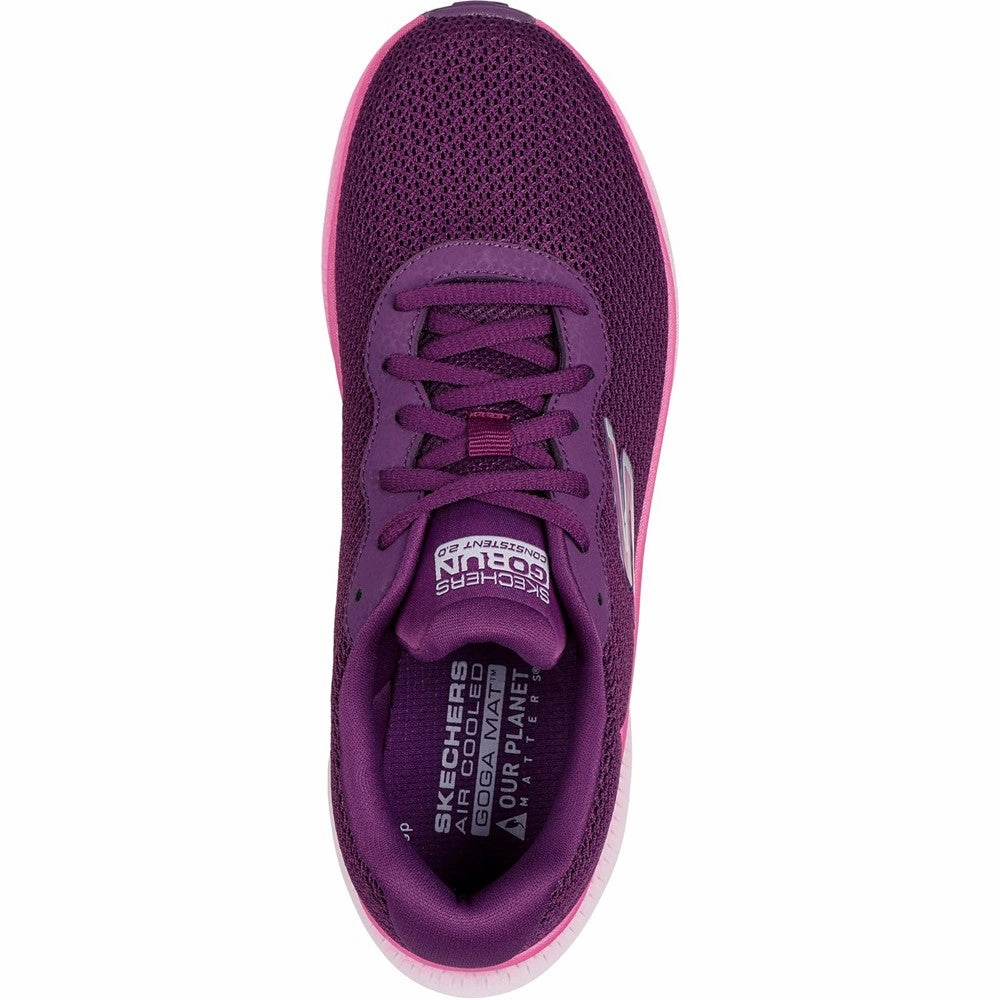 Skechers Go Run Consistent 2.0 Fast Pace Trainers Women's Sneakers Casual Walking Shoes