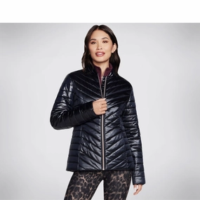 Skechers Go Shield Shine Jacket Lightweight Running Shoes,Slip On Athletic Shoes,Breathable Workout Shoes