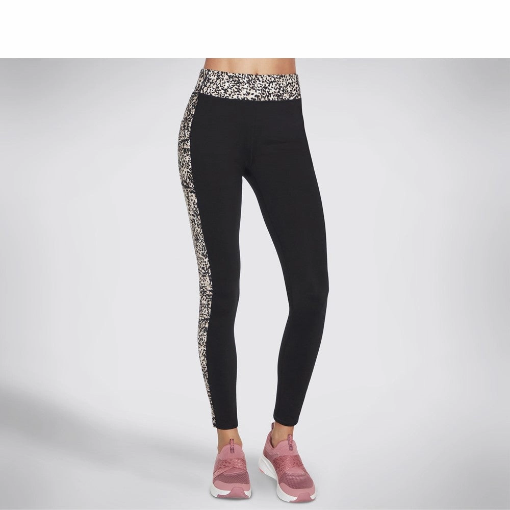 Skechers Go Strech Mini Cheetah Legging Lightweight Running Shoes,Slip On Athletic Shoes,Breathable Workout Shoes