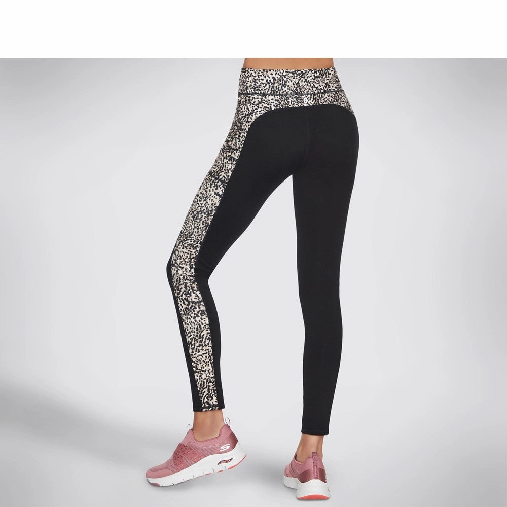 Skechers Go Strech Mini Cheetah Legging Women's Sneakers Casual Walking Shoes