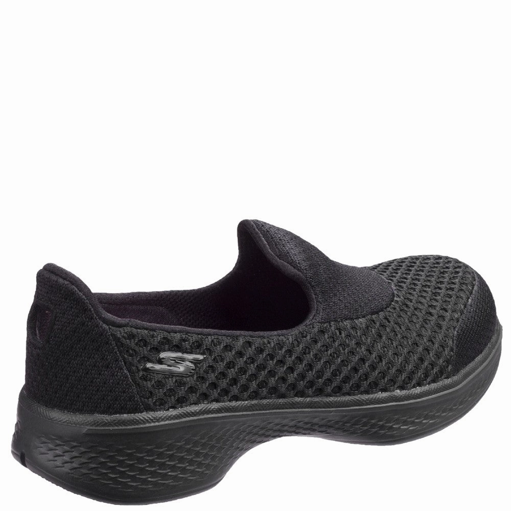 Skechers Go Walk 4 Kindle Slip On Trainer Girls Sneakers Girls Running Shoes