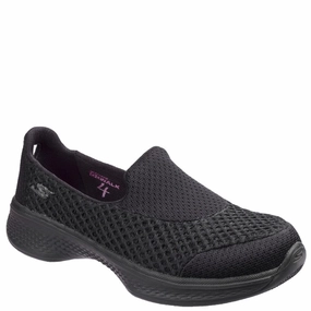 Skechers Go Walk 4 Kindle Slip On Trainer Kids Tennis Shoes,Toddler Athletic Shoes,Youth Casual Shoes