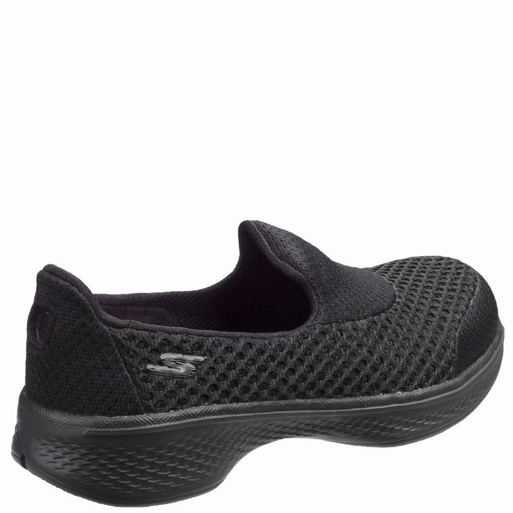 Skechers Go Walk 4 Kindle Slip On Trainer Girls Sneakers Girls Running Shoes