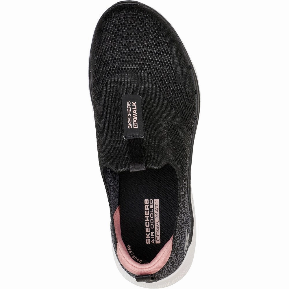 Skechers Go Walk 6 Glimmering Trainers Women's Sneakers Casual Walking Shoes