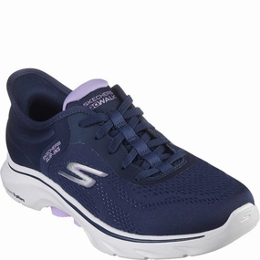 Skechers GO WALK 7 - Valin Shoe Lightweight Running Shoes,Slip On Athletic Shoes,Breathable Workout Shoes
