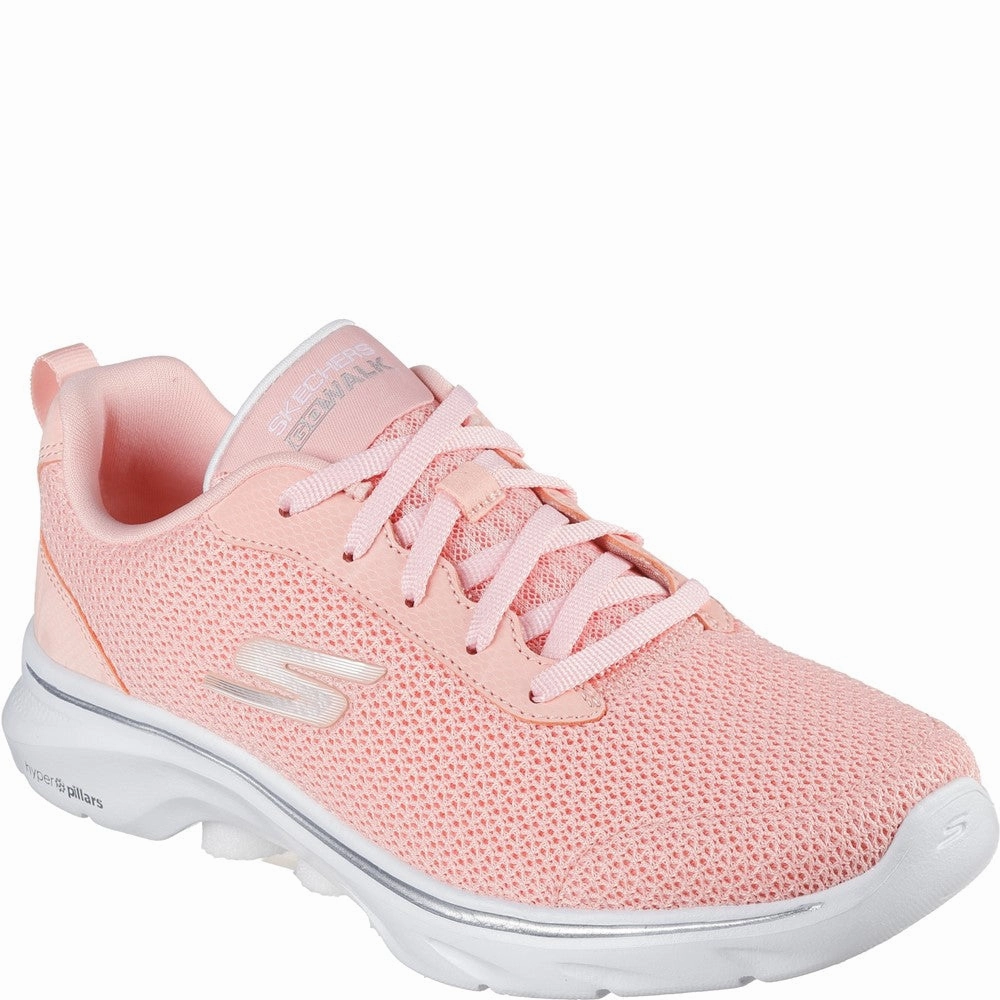 Skechers Go Walk 7 Kaylor Trainer Lightweight Running Shoes,Slip On Athletic Shoes,Breathable Workout Shoes
